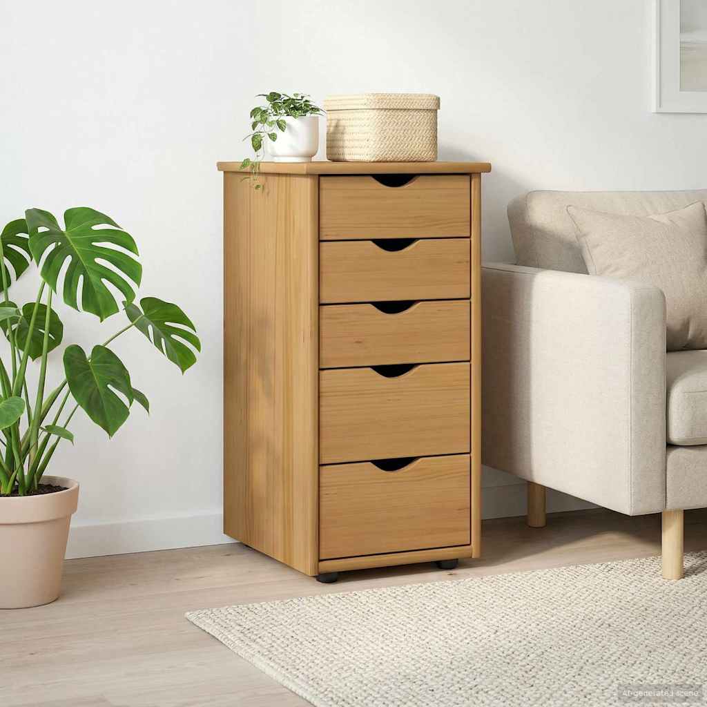 Schrank Honigbraun 34 x 39 x 61,5 cm Massivholz Kiefer