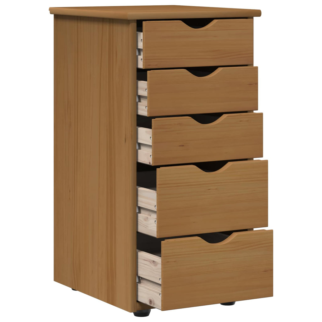 Schrank Honigbraun 34 x 39 x 61,5 cm Massivholz Kiefer