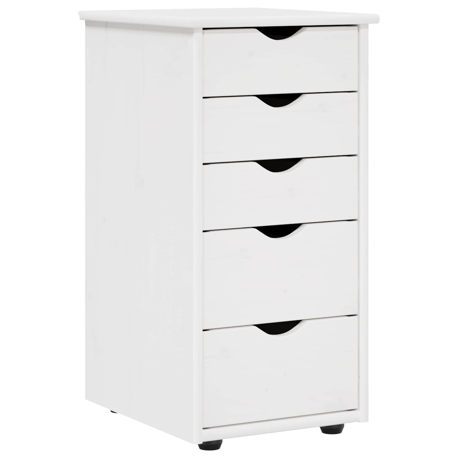 Schrank Weiß 34 x 39 x 61,5 cm Massivholz Kiefer