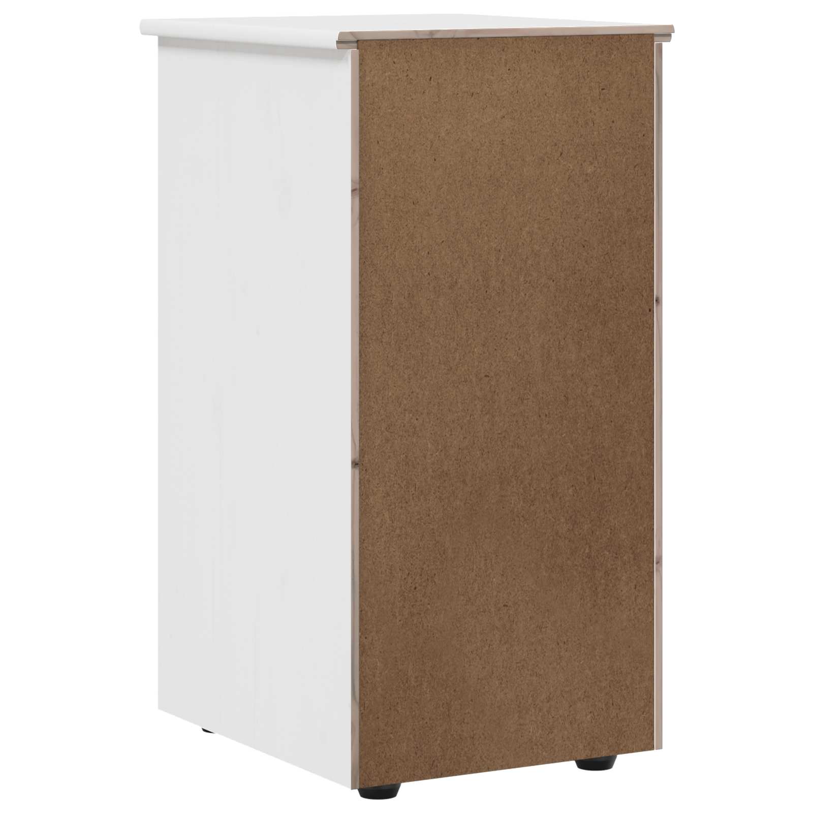 Schrank Weiß 34 x 39 x 61,5 cm Massivholz Kiefer
