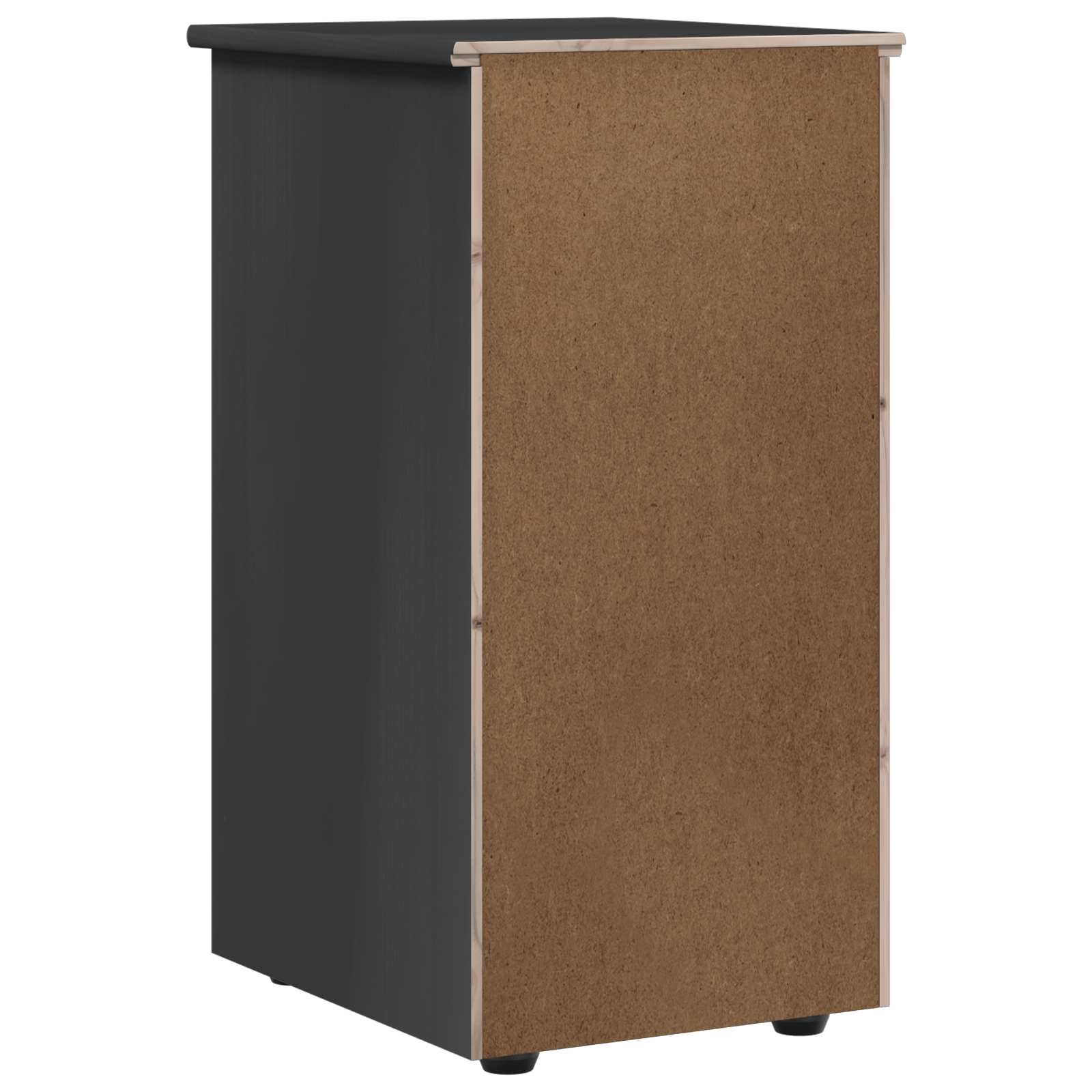 Schrank Grau 34 x 39 x 61,5 cm Massivholz Kiefer