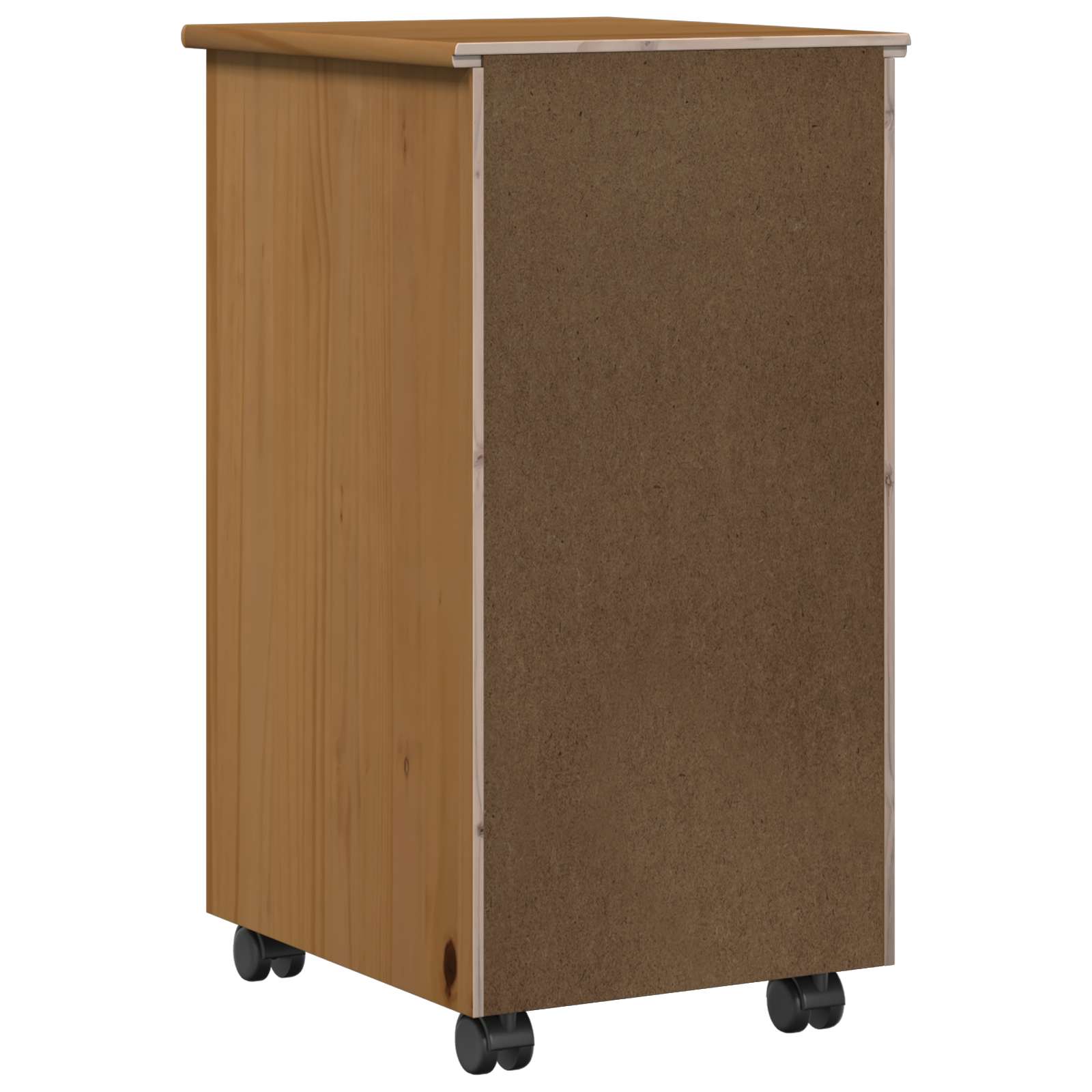 Rollschrank Honigbraun 34 x 39 x 65,5 cm Massives Kiefernholz