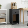 Rollschrank Grau 34 x 39 x 65,5 cm Massives Kiefernholz
