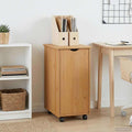 Rollschrank Honigbraun 34 x 39 x 65,5 cm Massivholz Kiefer