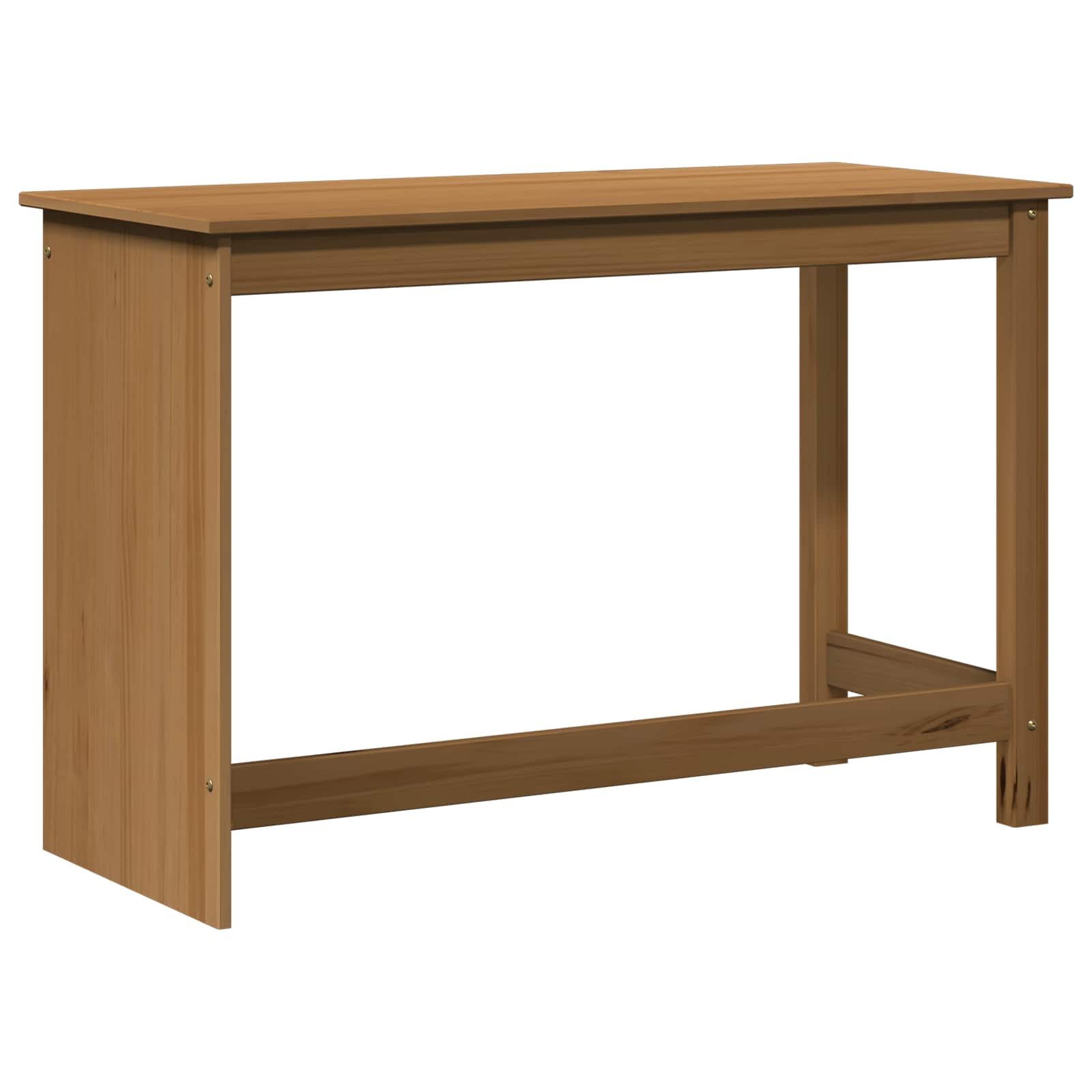 Schreibtisch Honigbraun 112 x 50 x 75 cm Massivholz Kiefer
