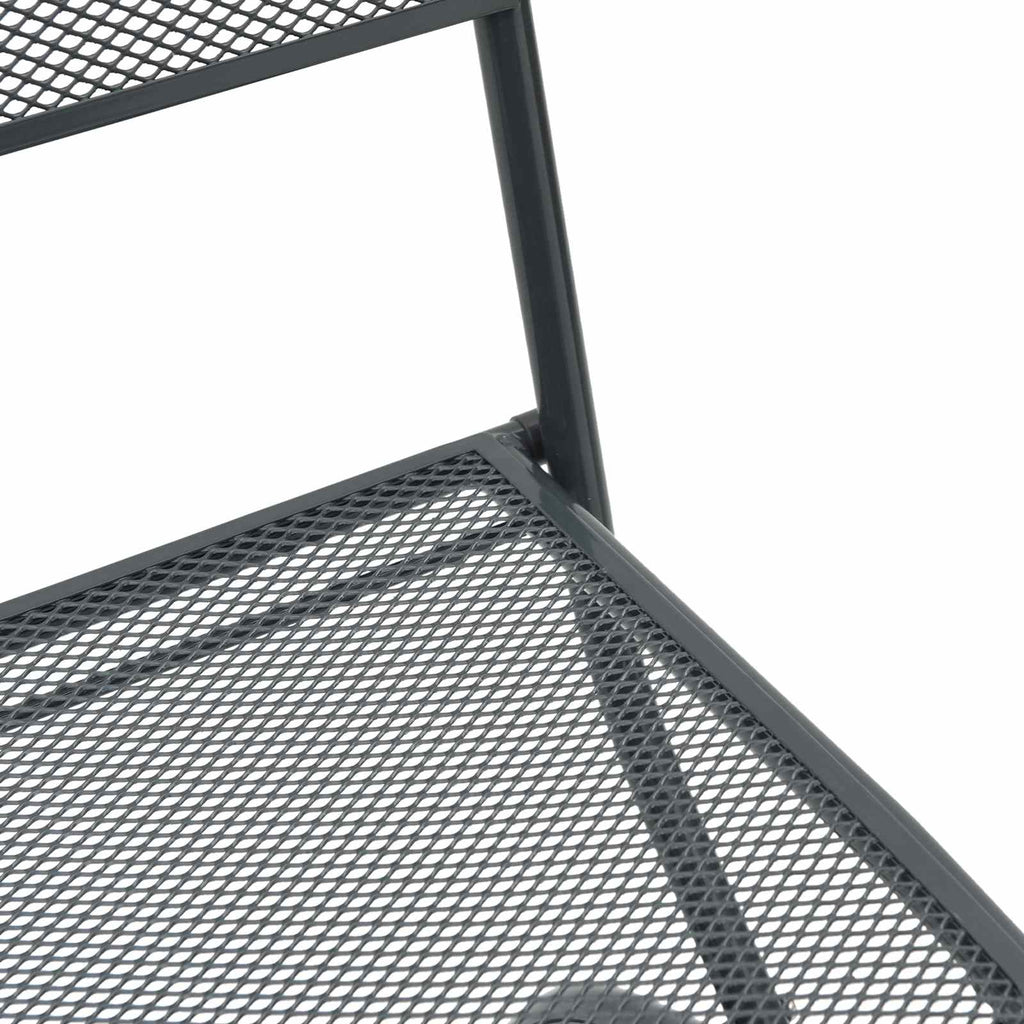 Gartenstühle 2 pcs Anthrazit 52,5 x 46 x 82 cm Eisen