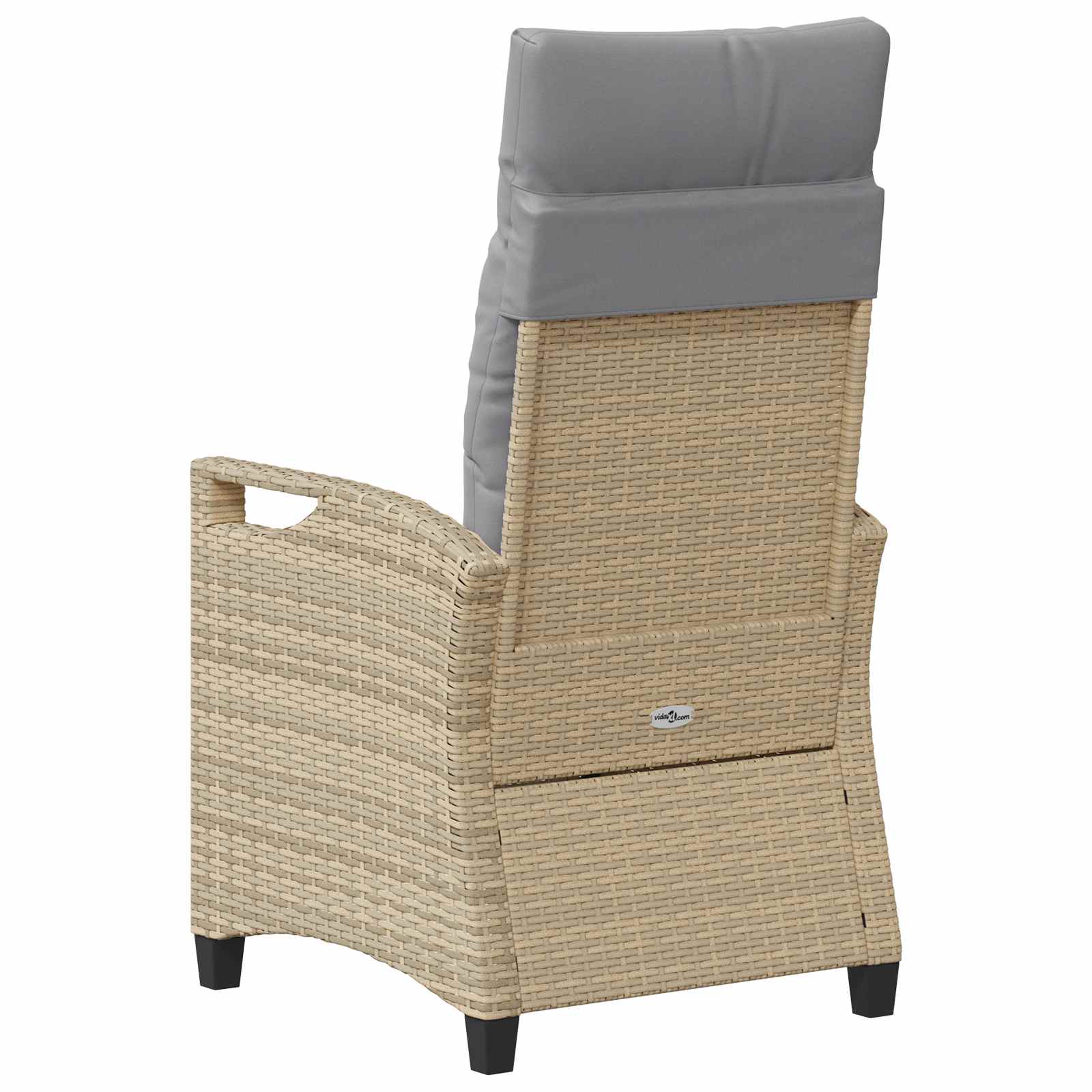 Gartenstuhl 2 pcs Beige und Hellgrau 56 x 60 x 112 cm