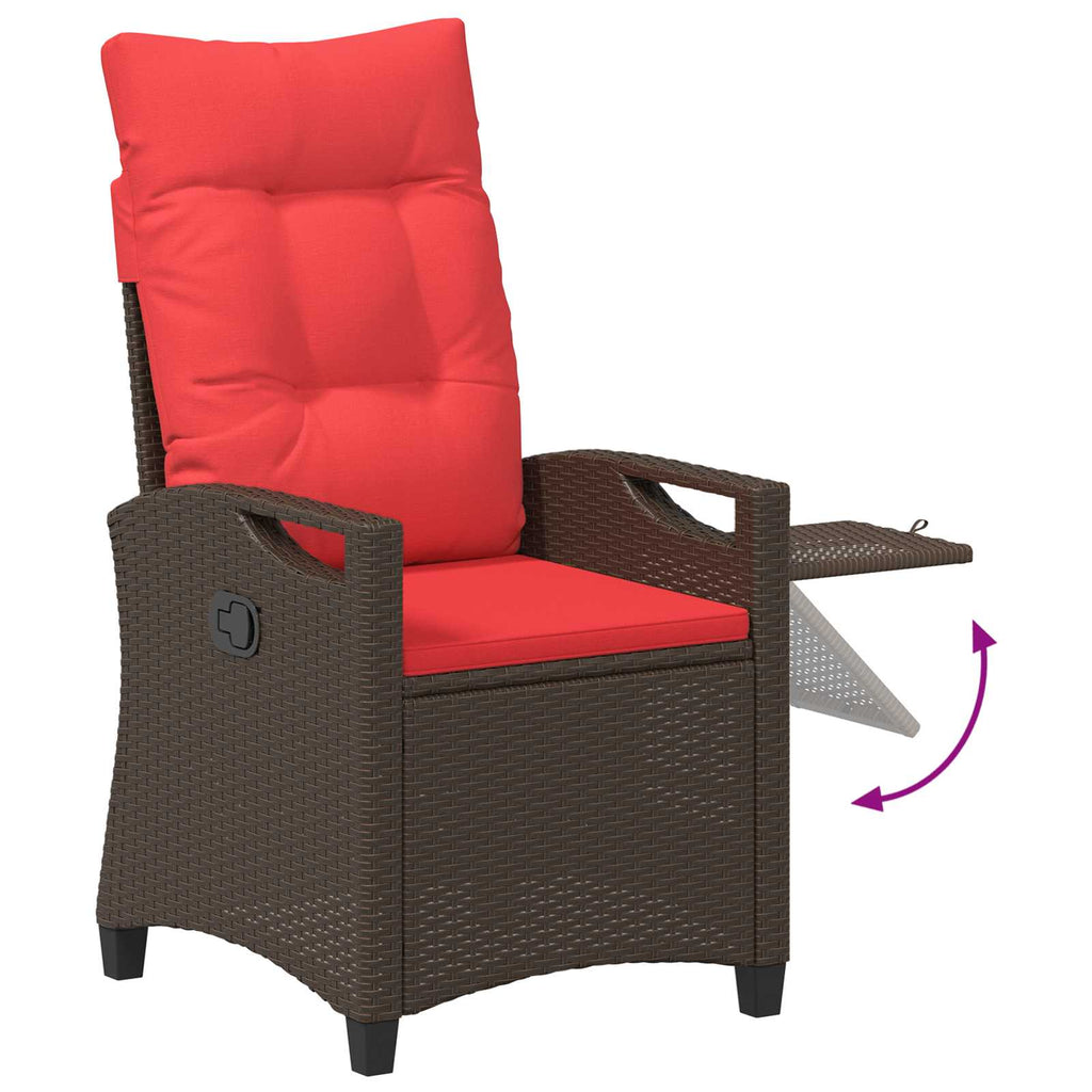 Verstellbarer Gartenstuhl 56 x 60 x 112 cm Stahl