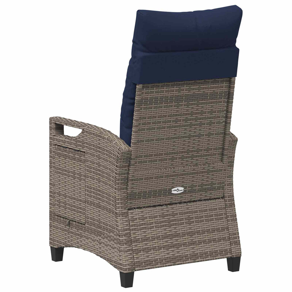 Verstellbarer Gartenstuhl 56 x 60 x 112 cm Stahl