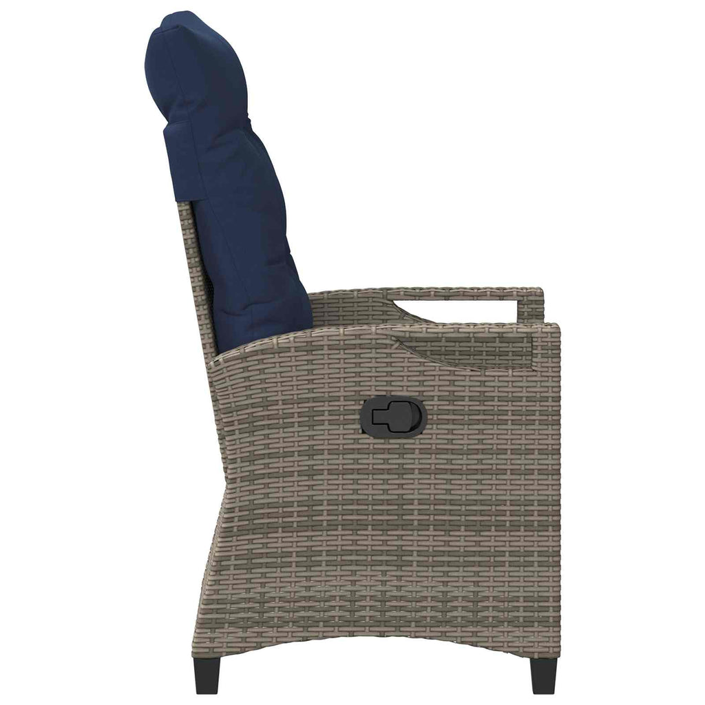 Verstellbarer Gartenstuhl 56 x 60 x 112 cm Stahl