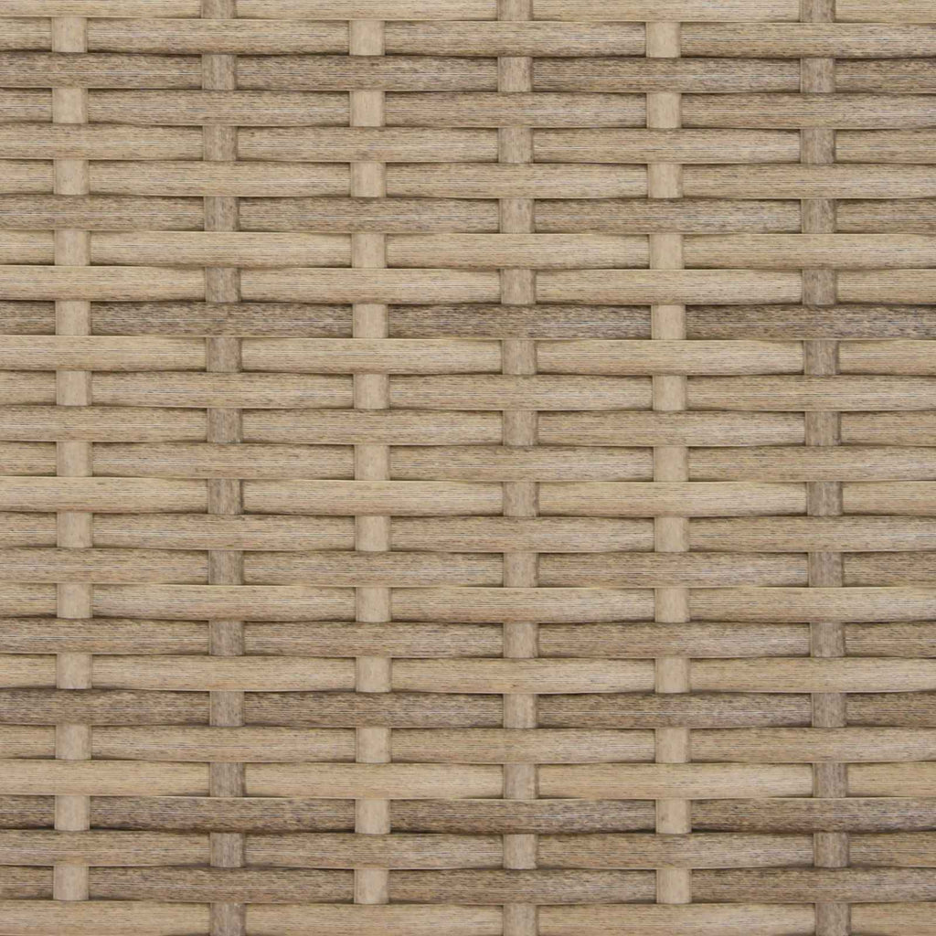 Gartenbank mit Kissen Beige und Creme 105 x 60 x 112 cm