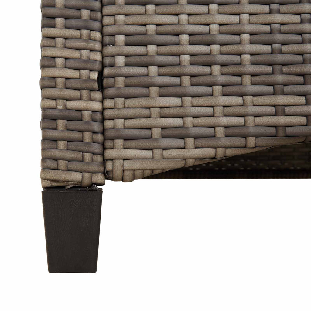 Gartenbank mit Kissen 105 x 60 x 112 cm Stahl