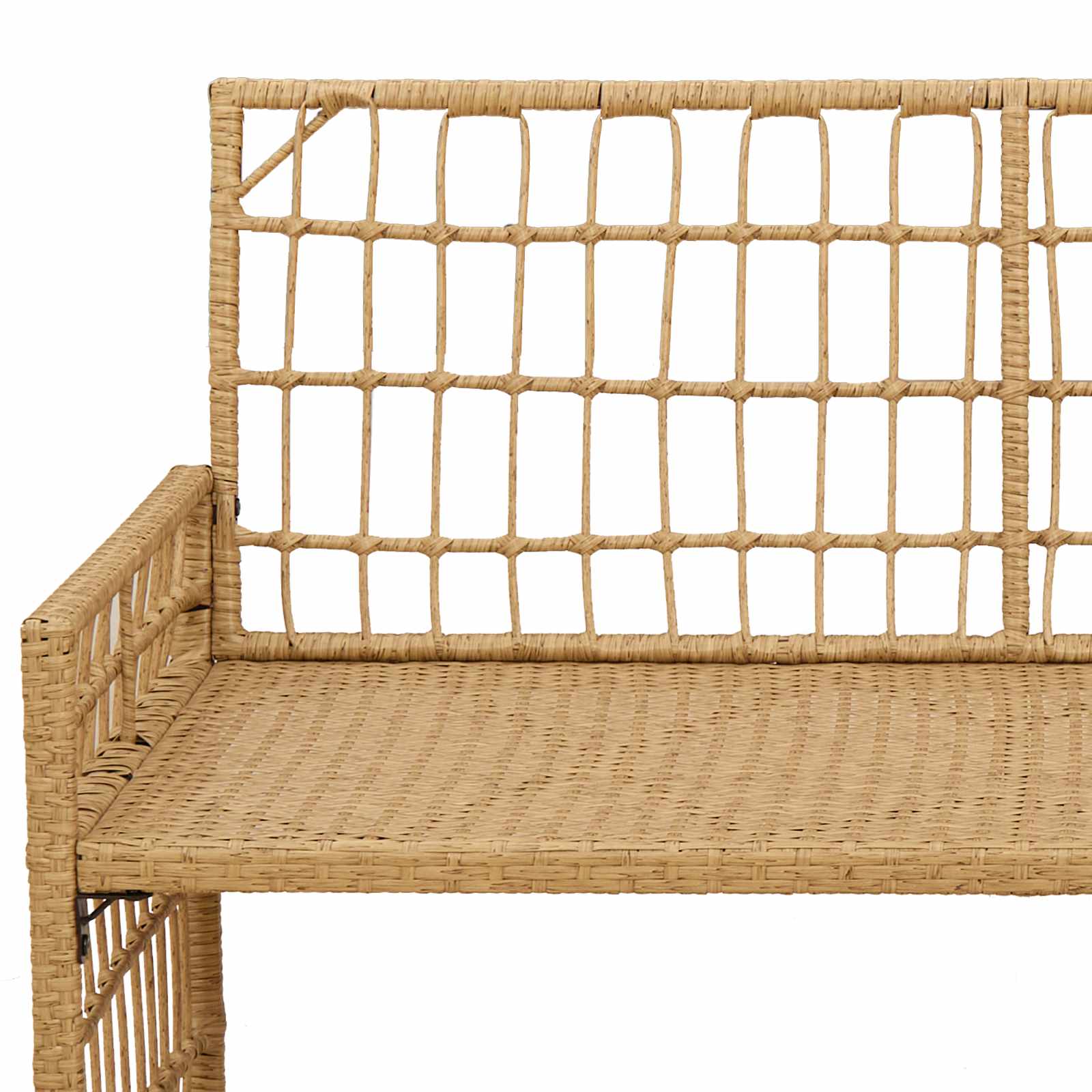 Bank Outdoor Uni Natur und Creme 116 x 55 x 82 cm