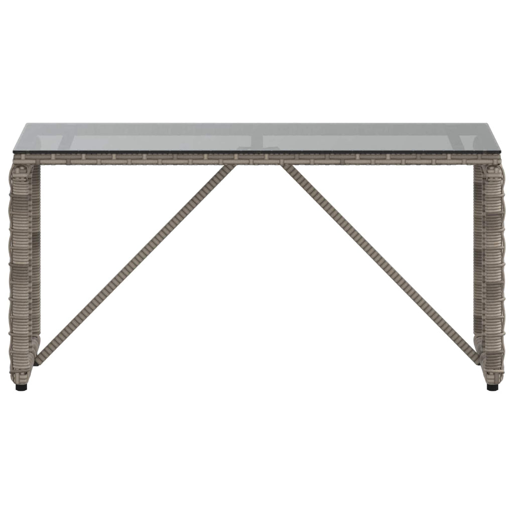 Tisch für Outdoor Grau und Schwarz 80 x 40 x 40 cm