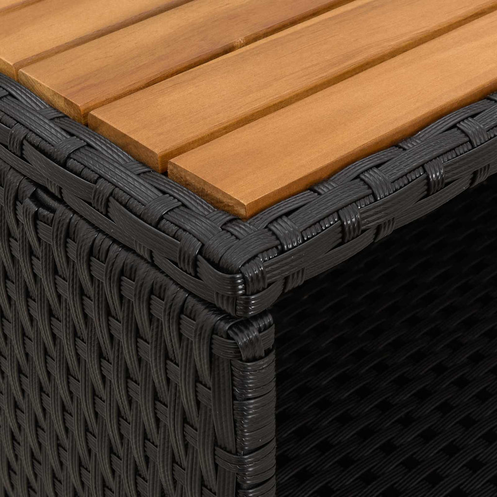 Schrank Schwarz 70 x 50 x 87 cm Polyester und Roly Ratten