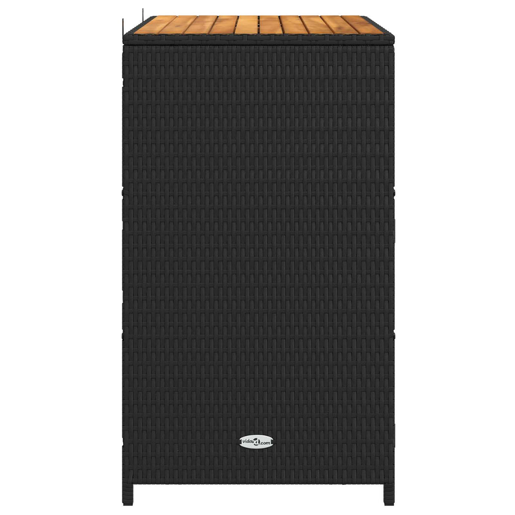 Schrank Schwarz 70 x 50 x 87 cm Polyester und Roly Ratten
