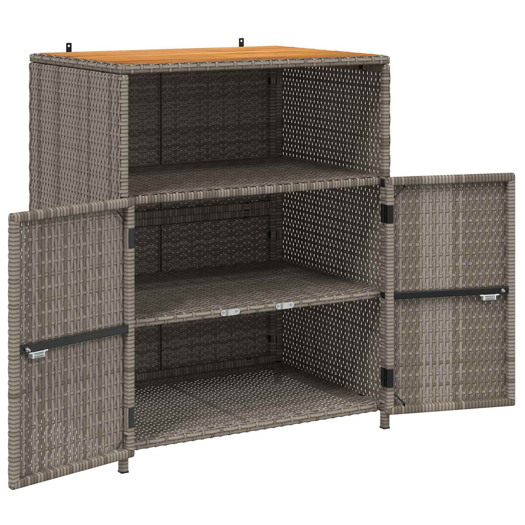 Schrank mit Tür Grau 70 x 50 x 87 cm Polyester und Roly Ratten