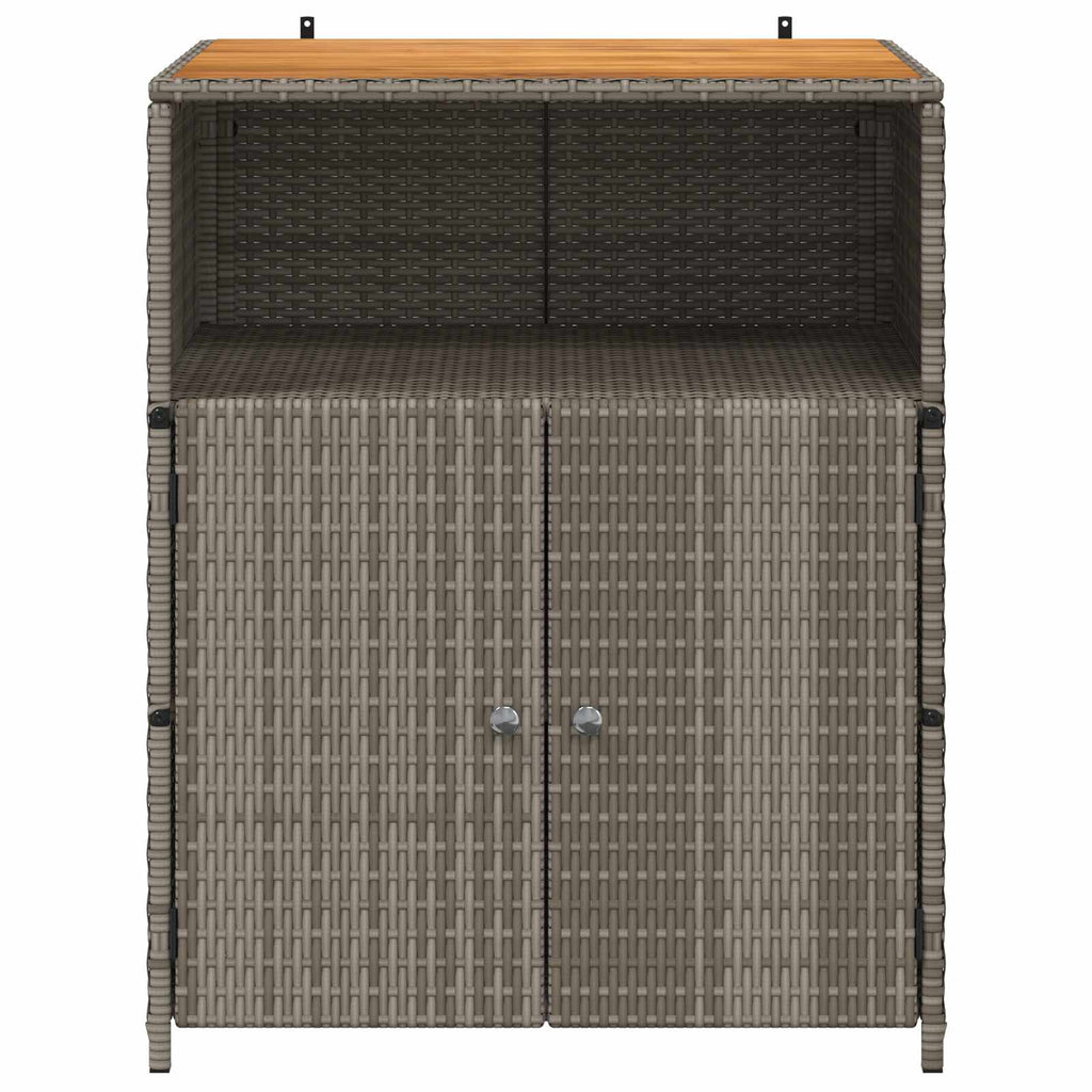 Schrank mit Tür Grau 70 x 50 x 87 cm Polyester und Roly Ratten