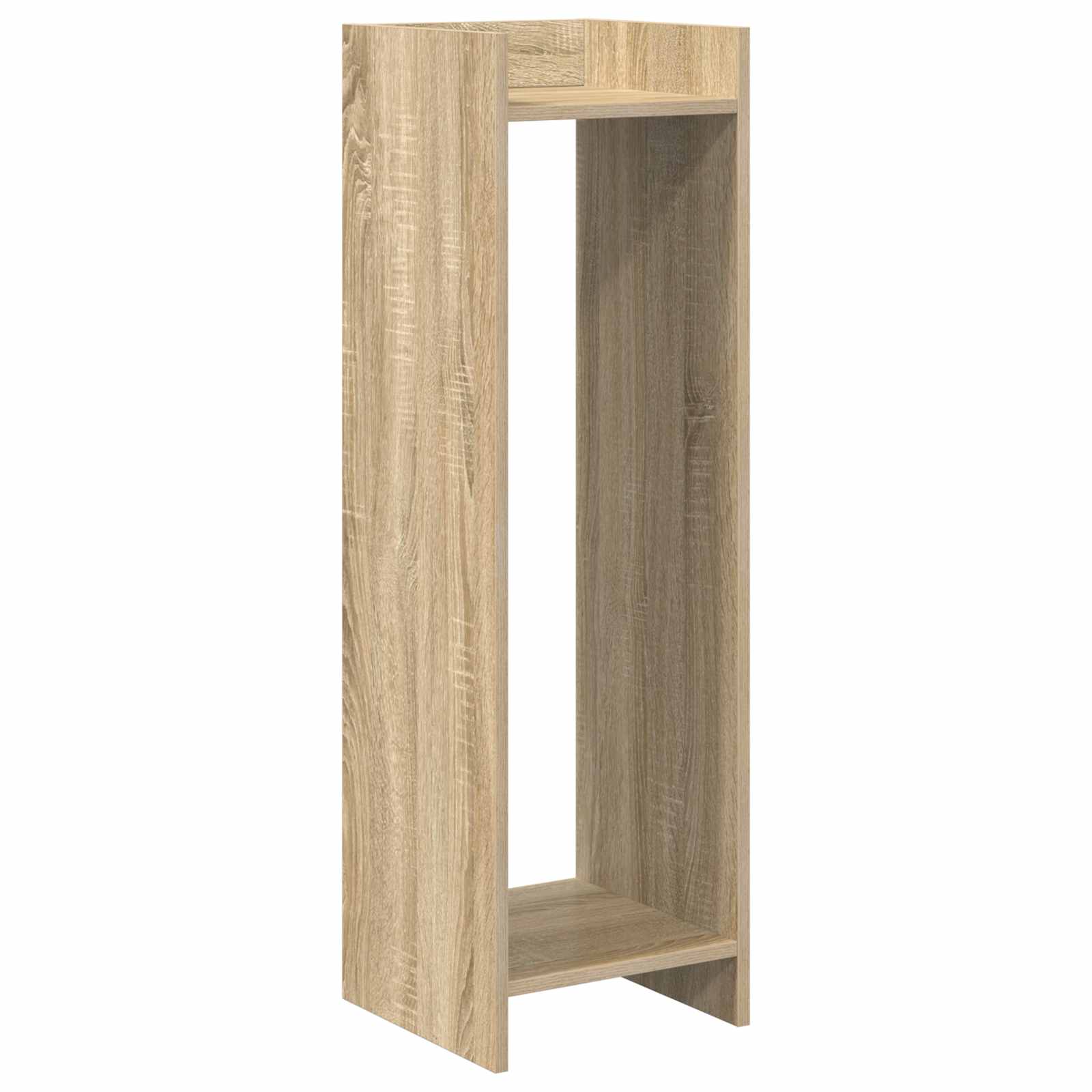 Pflanzenständer mit Regal 2 pcs Sonoma-Eiche 30 x 30 x 100 cm