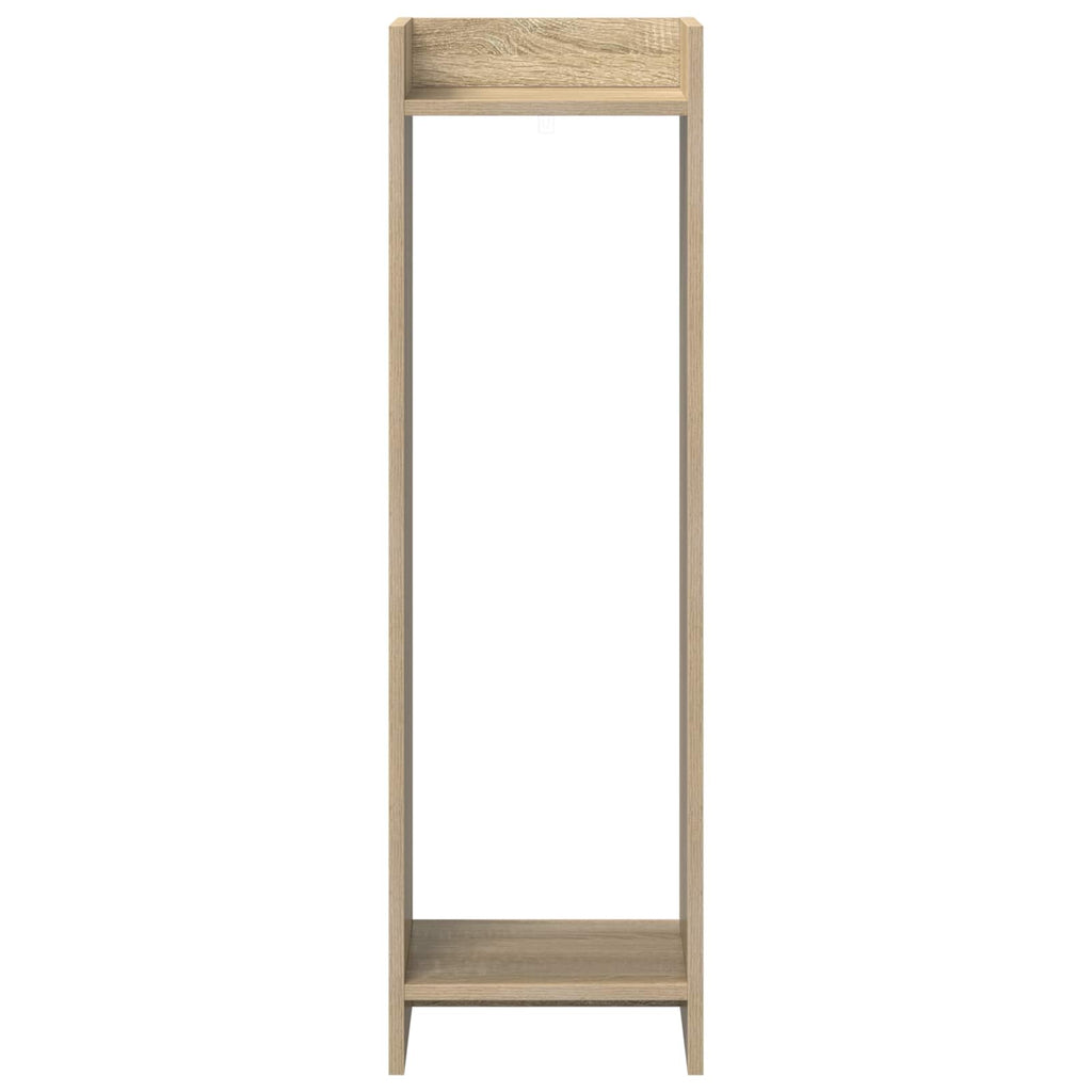 Pflanzenständer mit Regal 2 pcs Sonoma-Eiche 30 x 30 x 100 cm