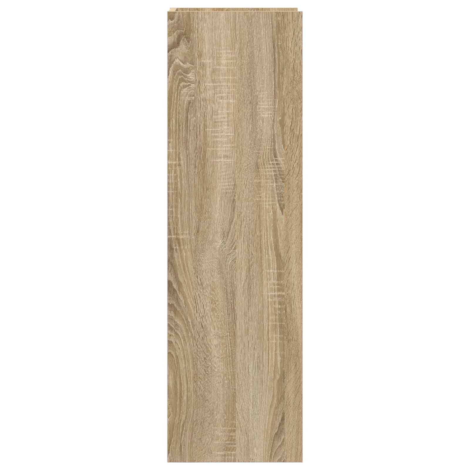 Pflanzenständer mit Regal 2 pcs Sonoma-Eiche 30 x 30 x 100 cm