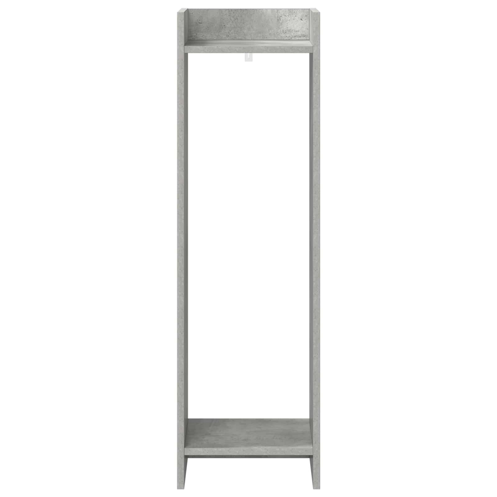 Pflanzenständer 2 pcs Betongrau 30 x 30 x 100 cm Holzwerkstoff