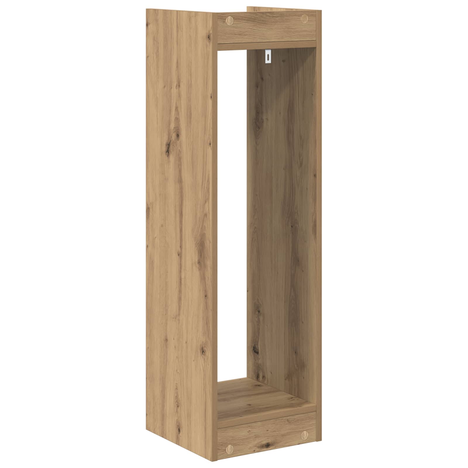 Pflanzenständer mit Regal 2 pcs Artisan-Eiche 30 x 30 x 100 cm