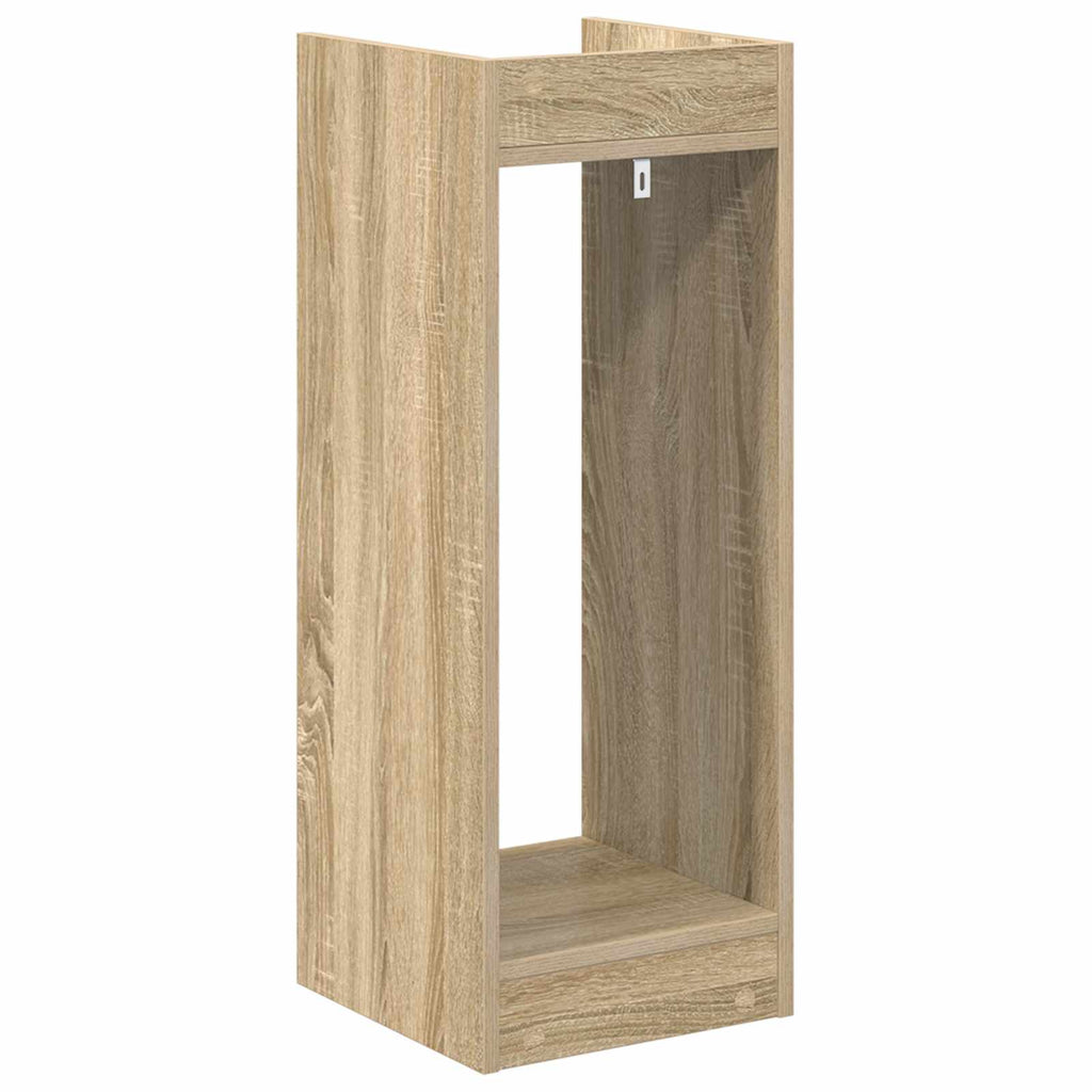 Pflanzenständer mit Regal 2 pcs Sonoma-Eiche 30 x 30 x 80 cm