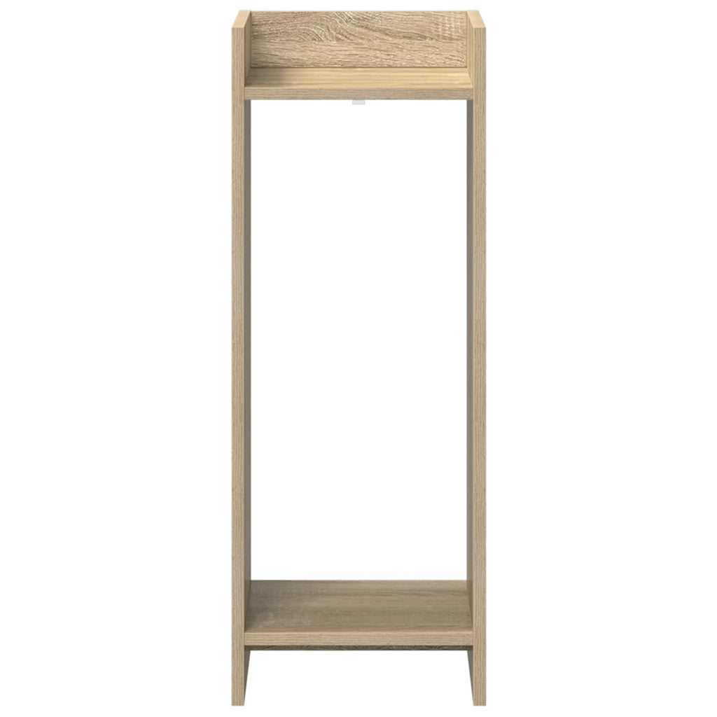 Pflanzenständer mit Regal 2 pcs Sonoma-Eiche 30 x 30 x 80 cm