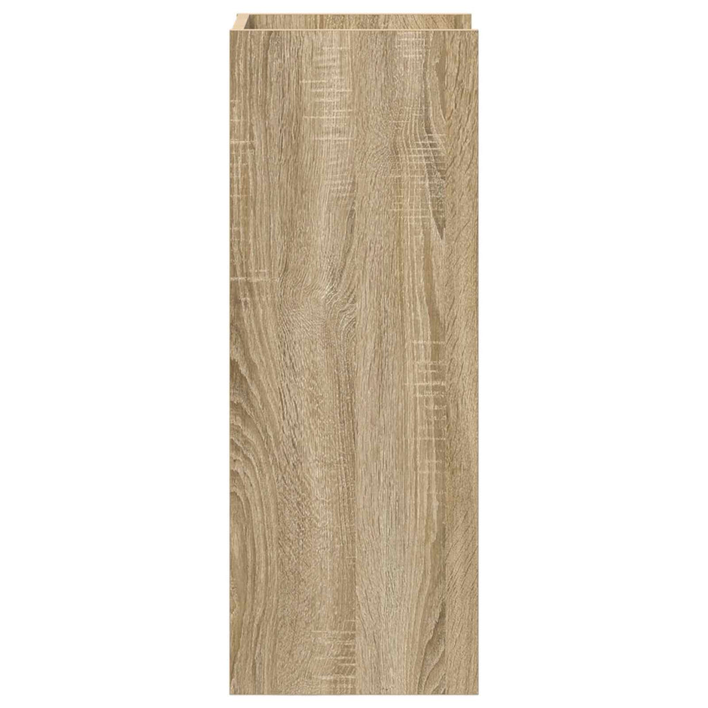 Pflanzenständer mit Regal 2 pcs Sonoma-Eiche 30 x 30 x 80 cm