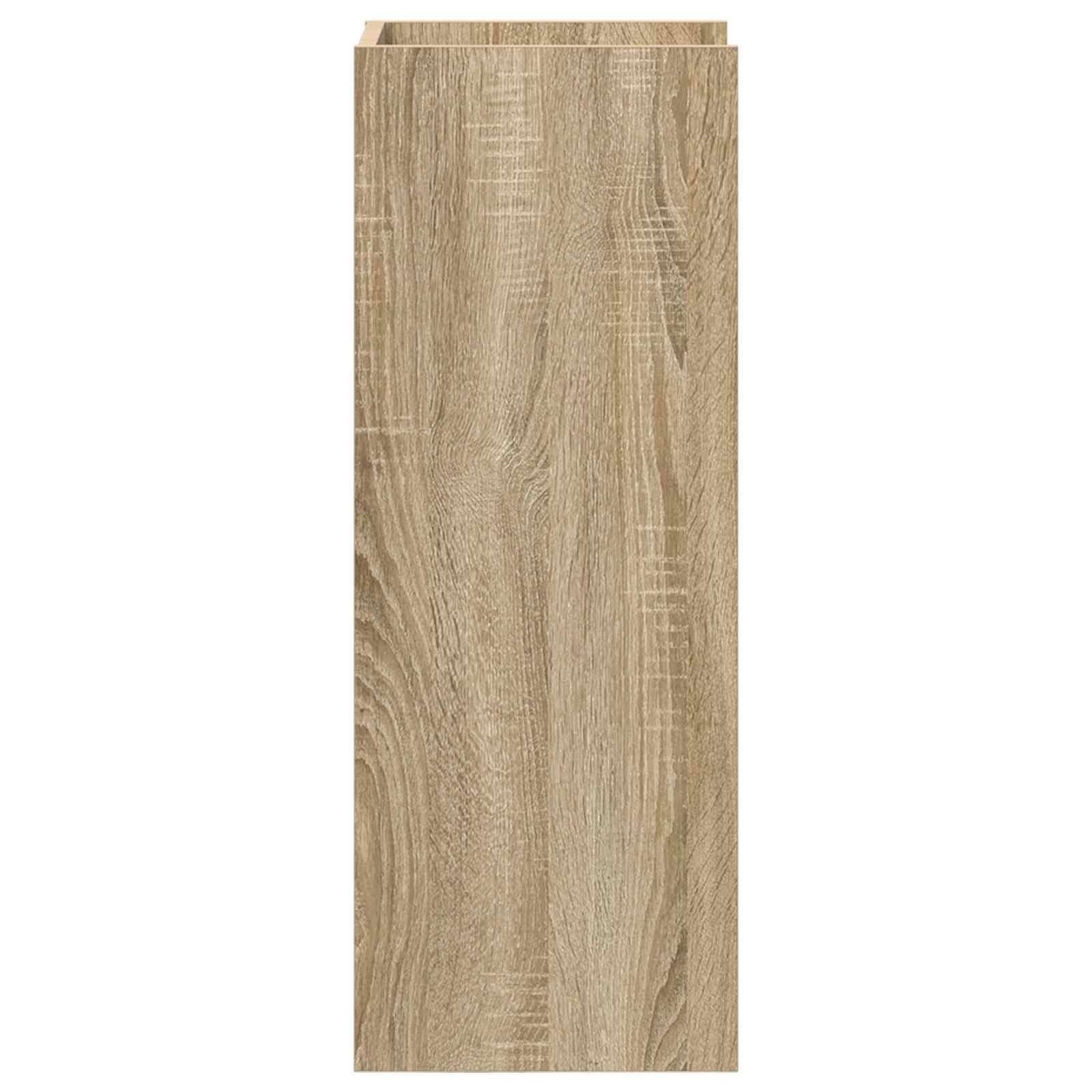 Pflanzenständer mit Regal 2 pcs Sonoma-Eiche 30 x 30 x 80 cm