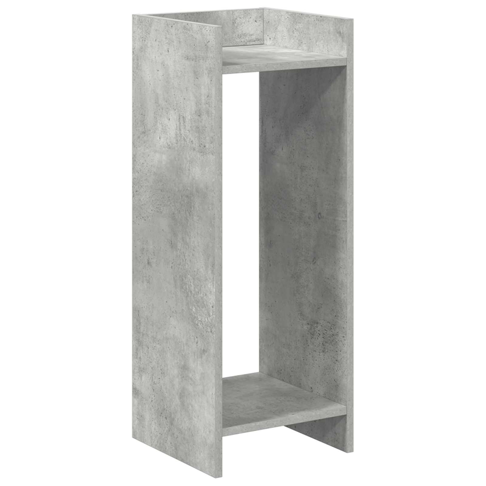 Pflanzenständer 2 pcs Betongrau 30 x 30 x 80 cm Holzwerkstoff