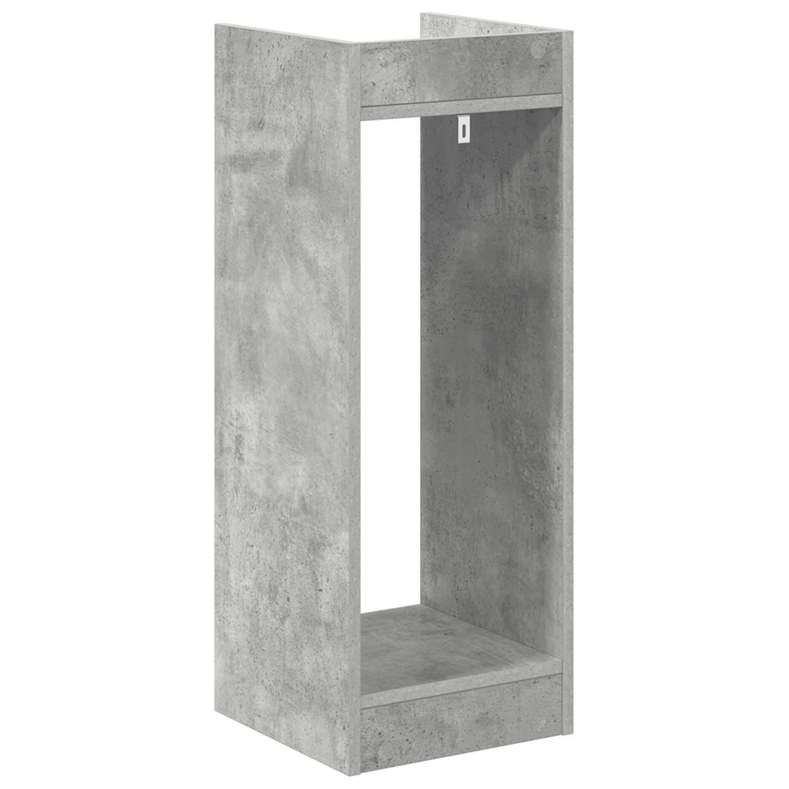Pflanzenständer 2 pcs Betongrau 30 x 30 x 80 cm Holzwerkstoff