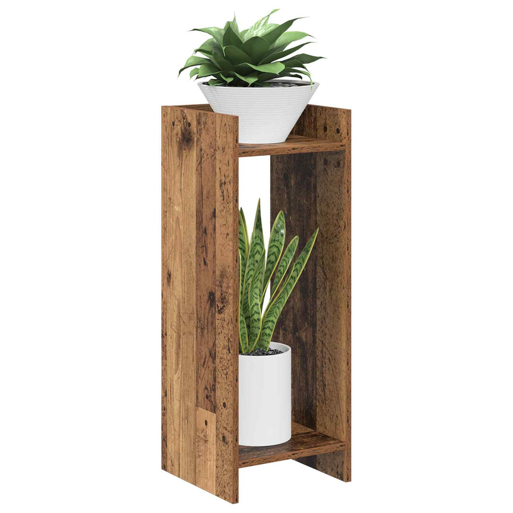 Pflanzenständer 2 pcs Altholz 30 x 30 x 80 cm Holzwerkstoff