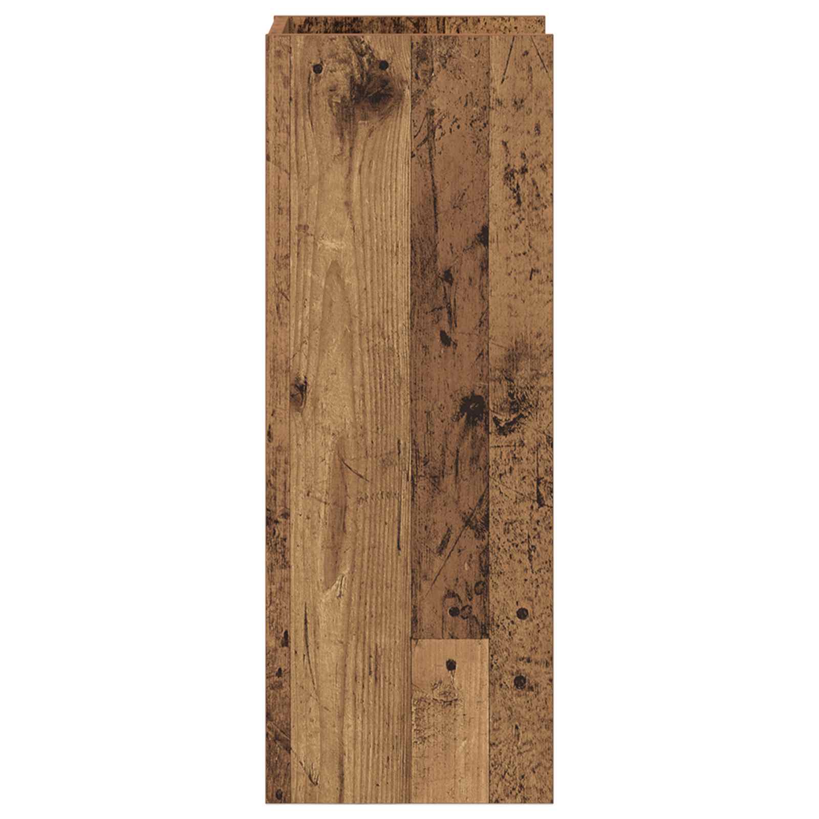 Pflanzenständer 2 pcs Altholz 30 x 30 x 80 cm Holzwerkstoff