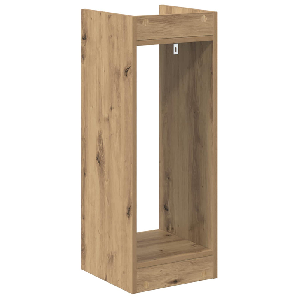 Pflanzenständer Artisan-Eiche 30 x 30 x 80 cm Holzwerkstoff