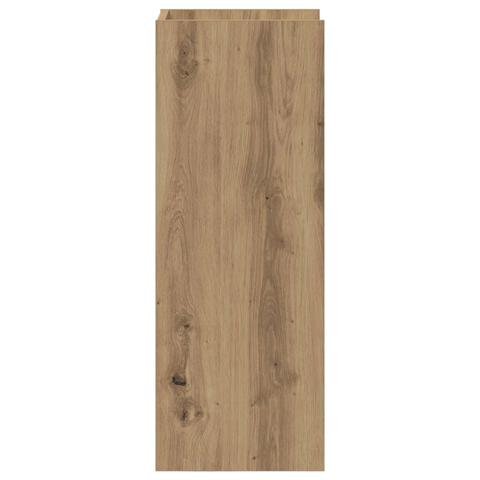 Pflanzenständer mit Regal 2 pcs Artisan-Eiche 30 x 30 x 80 cm