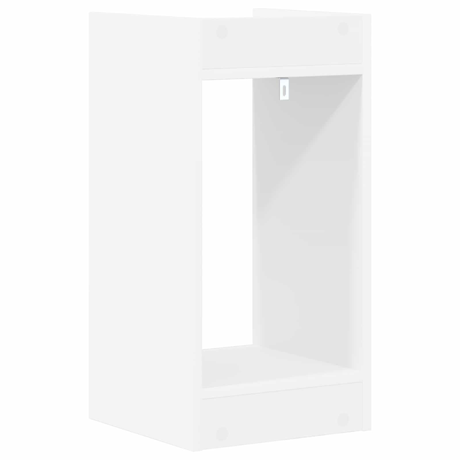 Pflanzenständer 2 pcs Weiß 30 x 30 x 60 cm Holzwerkstoff