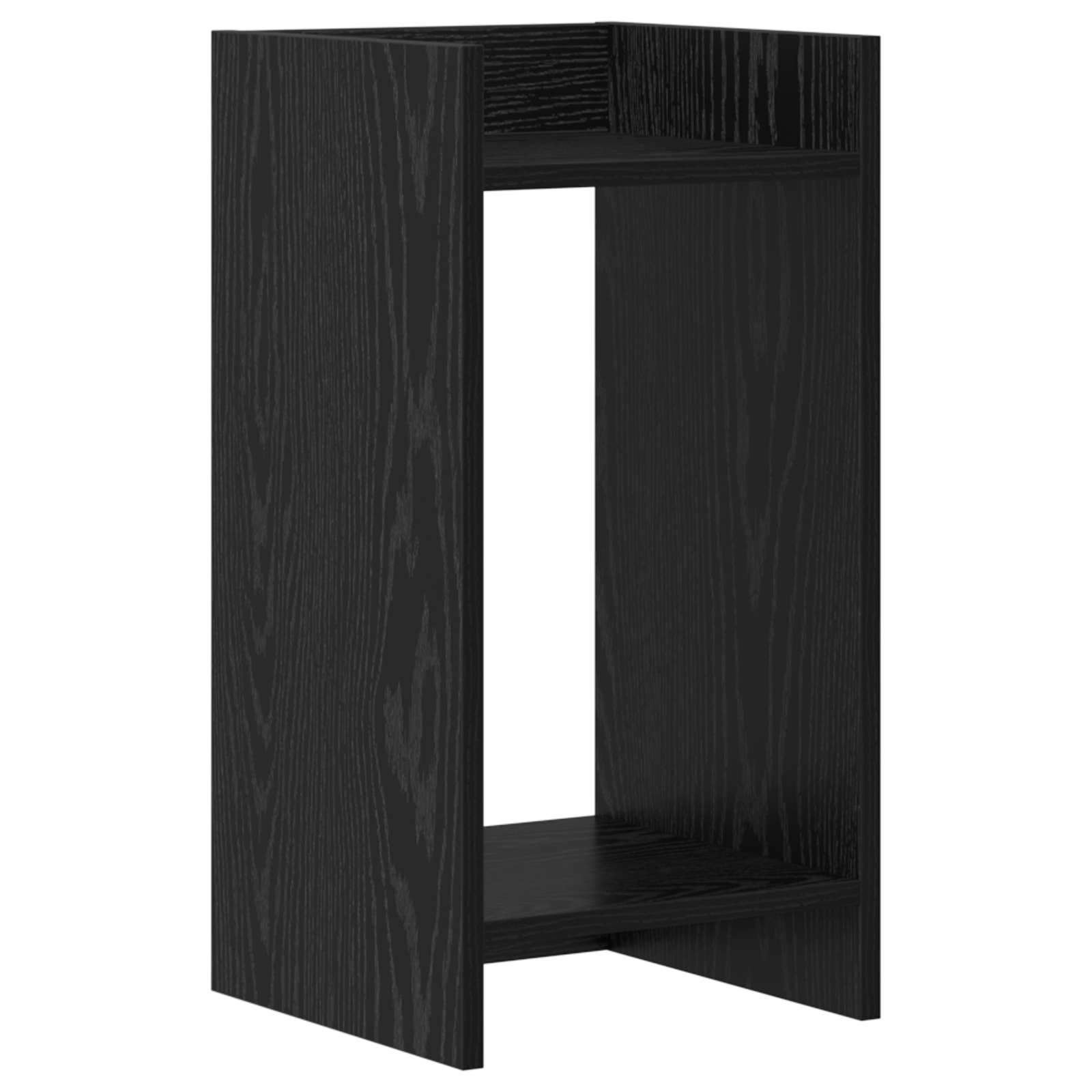 Pflanzenständer Schwarze Eiche 30 x 30 x 60 cm Holzwerkstoff