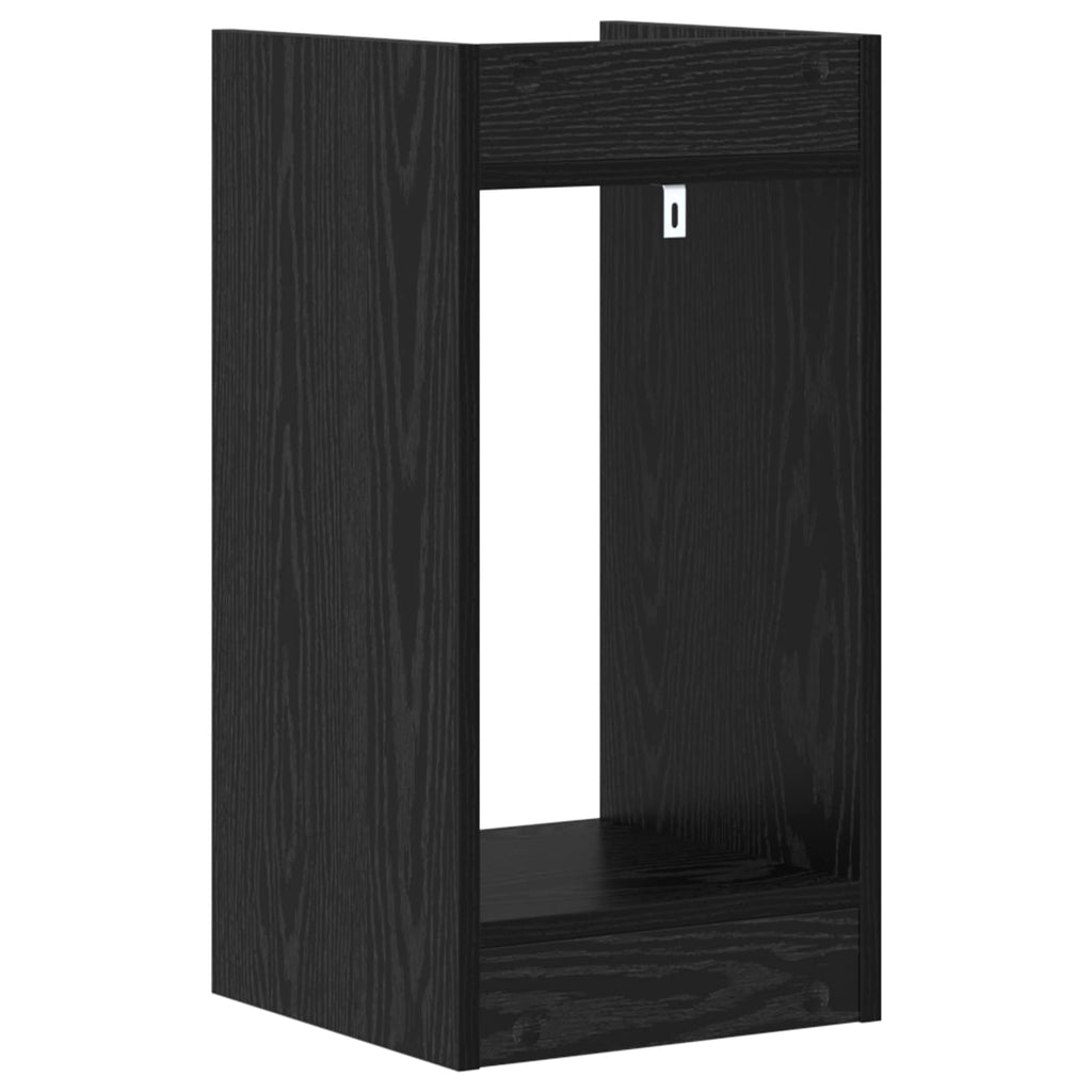 Pflanzenständer Schwarze Eiche 30 x 30 x 60 cm Holzwerkstoff