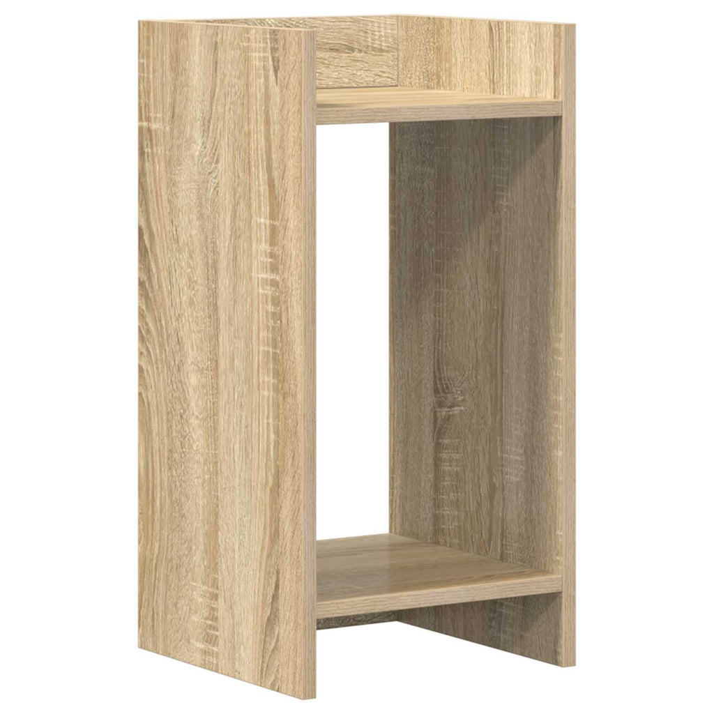 Pflanzenständer mit Regal 2 pcs Sonoma-Eiche 30 x 30 x 60 cm
