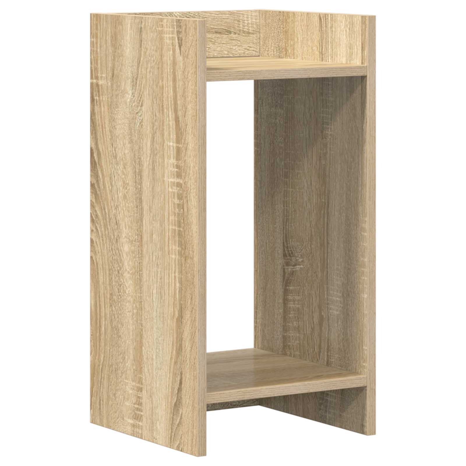 Pflanzenständer mit Regal 2 pcs Sonoma-Eiche 30 x 30 x 60 cm