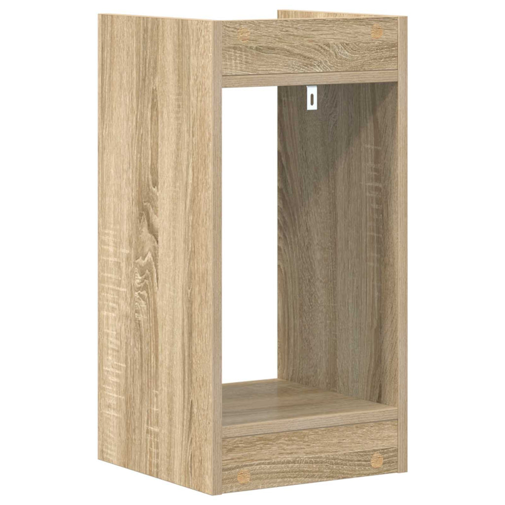 Pflanzenständer mit Regal 2 pcs Sonoma-Eiche 30 x 30 x 60 cm
