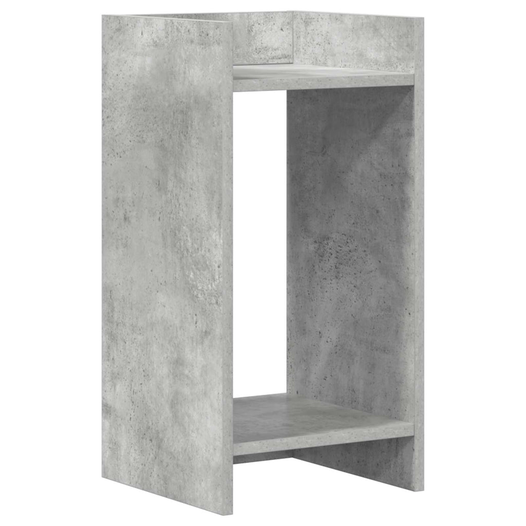 Pflanzenständer 2 pcs Betongrau 30 x 30 x 60 cm Holzwerkstoff