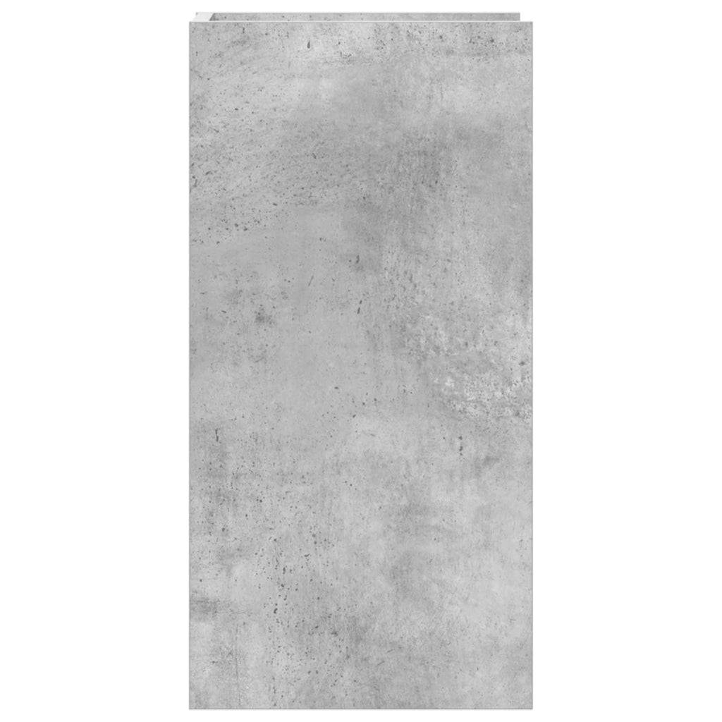 Pflanzenständer 2 pcs Betongrau 30 x 30 x 60 cm Holzwerkstoff