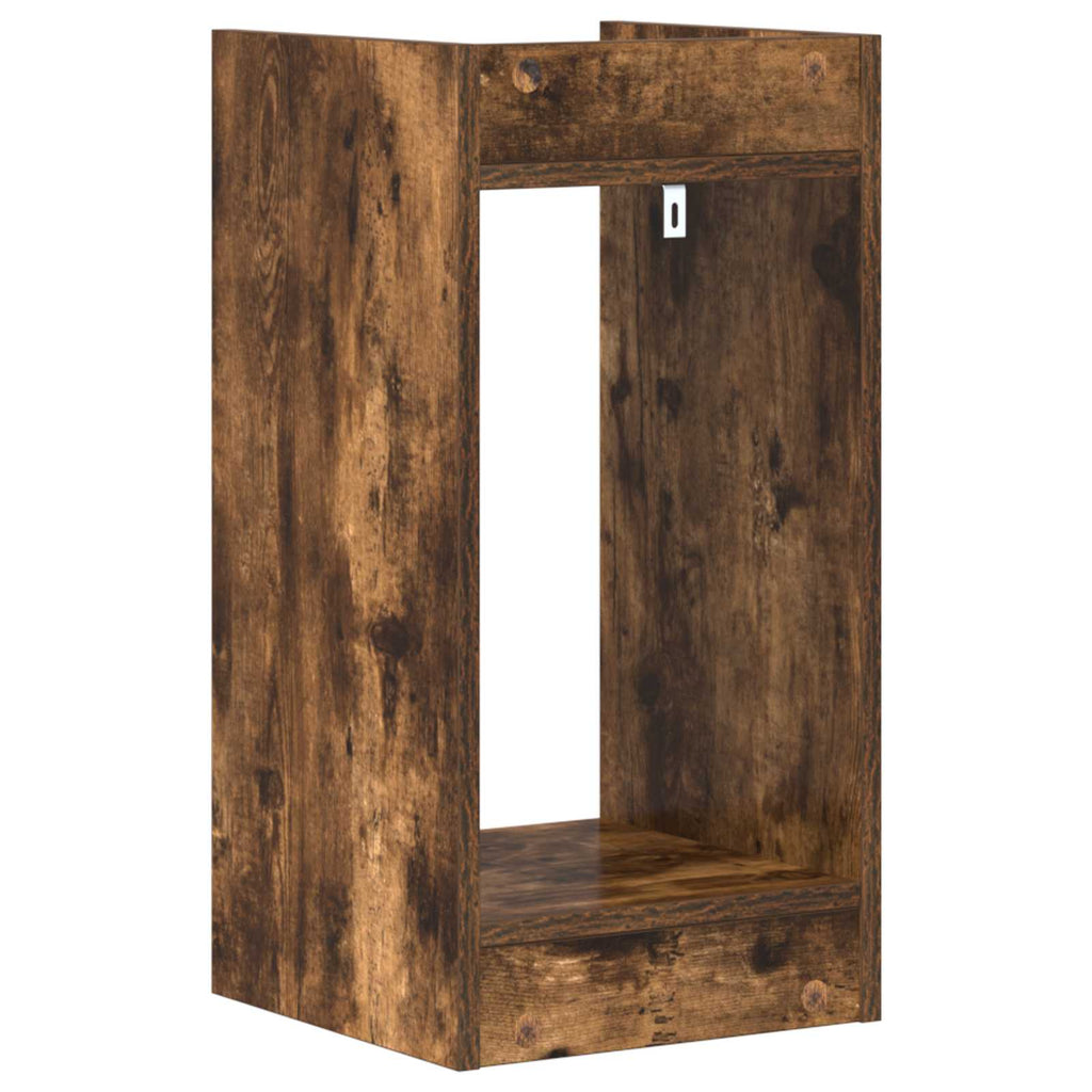 Pflanzenständer 2 pcs Geräucherte Eiche 30 x 30 x 60 cm