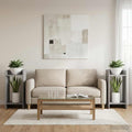 Pflanzenständer mit Regal 2 pcs Graues Sonoma 30 x 30 x 60 cm
