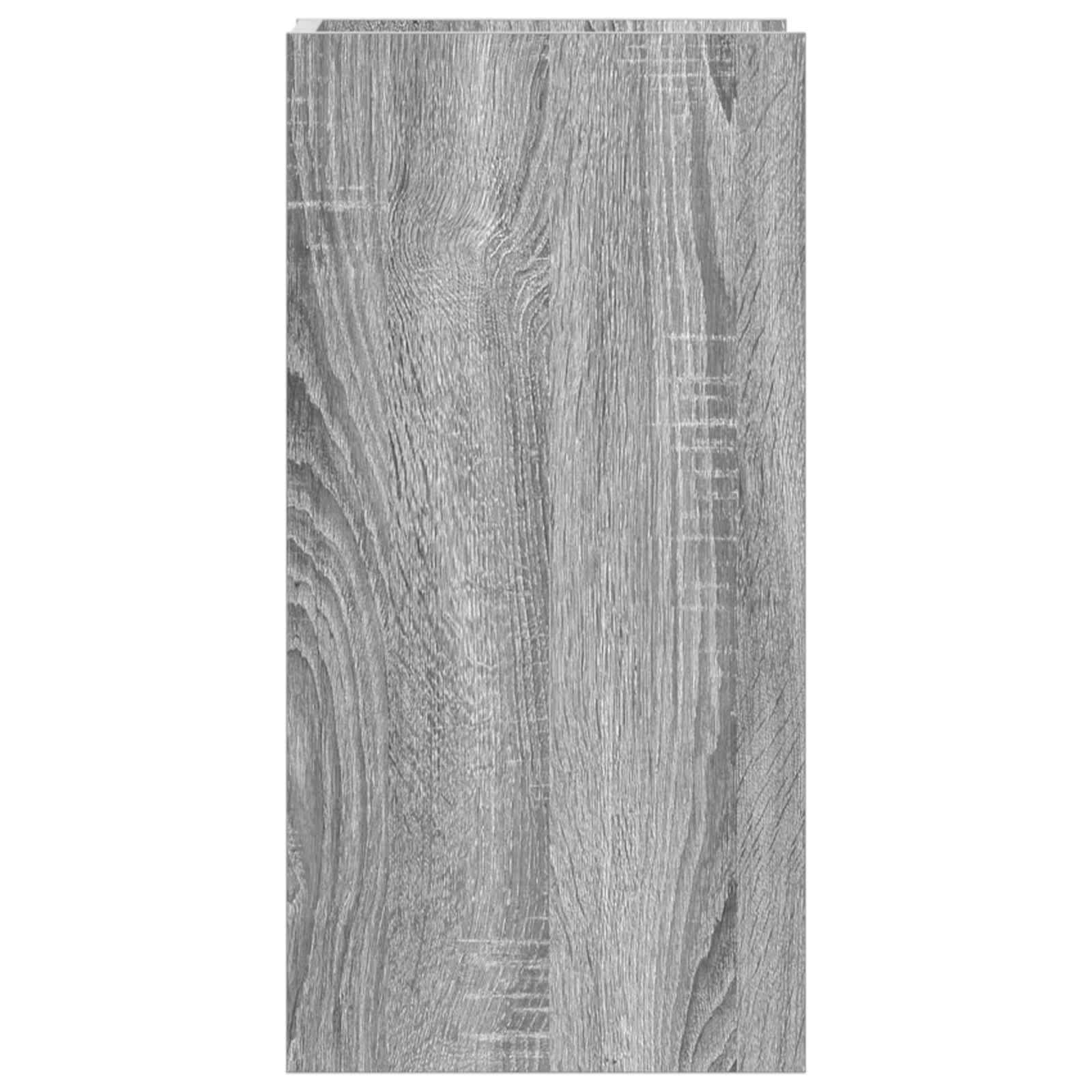 Pflanzenständer mit Regal 2 pcs Graues Sonoma 30 x 30 x 60 cm