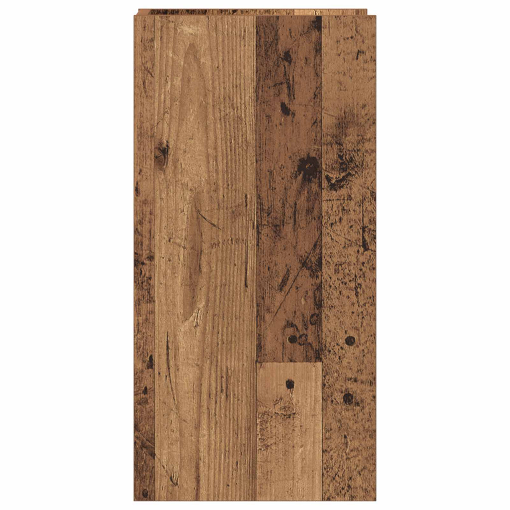 Pflanzenständer mit Regal Altholz 30 x 30 x 60 cm Holzwerkstoff
