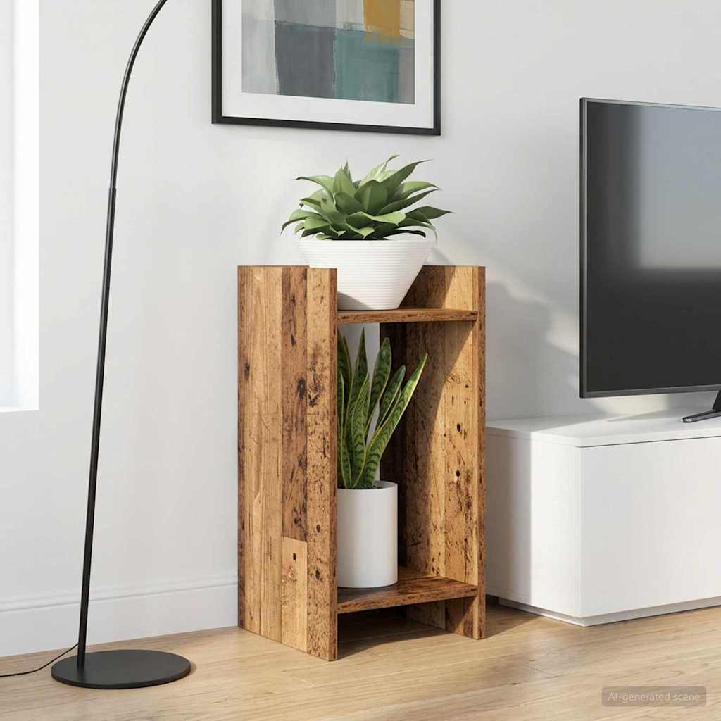 Pflanzenständer 2 pcs Altholz 30 x 30 x 60 cm Holzwerkstoff